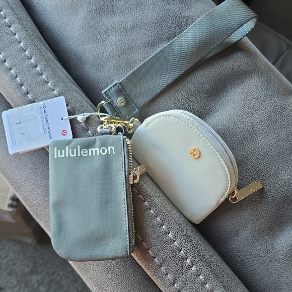 lululemon athletica Accessories - lululemon athletica Gray and Cream Key & Card Holders